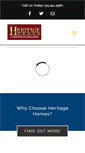 Mobile Screenshot of heritagehomescny.com